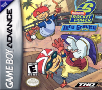 Rocket Power Zero Gravity Zone GameBoy Advance  box art